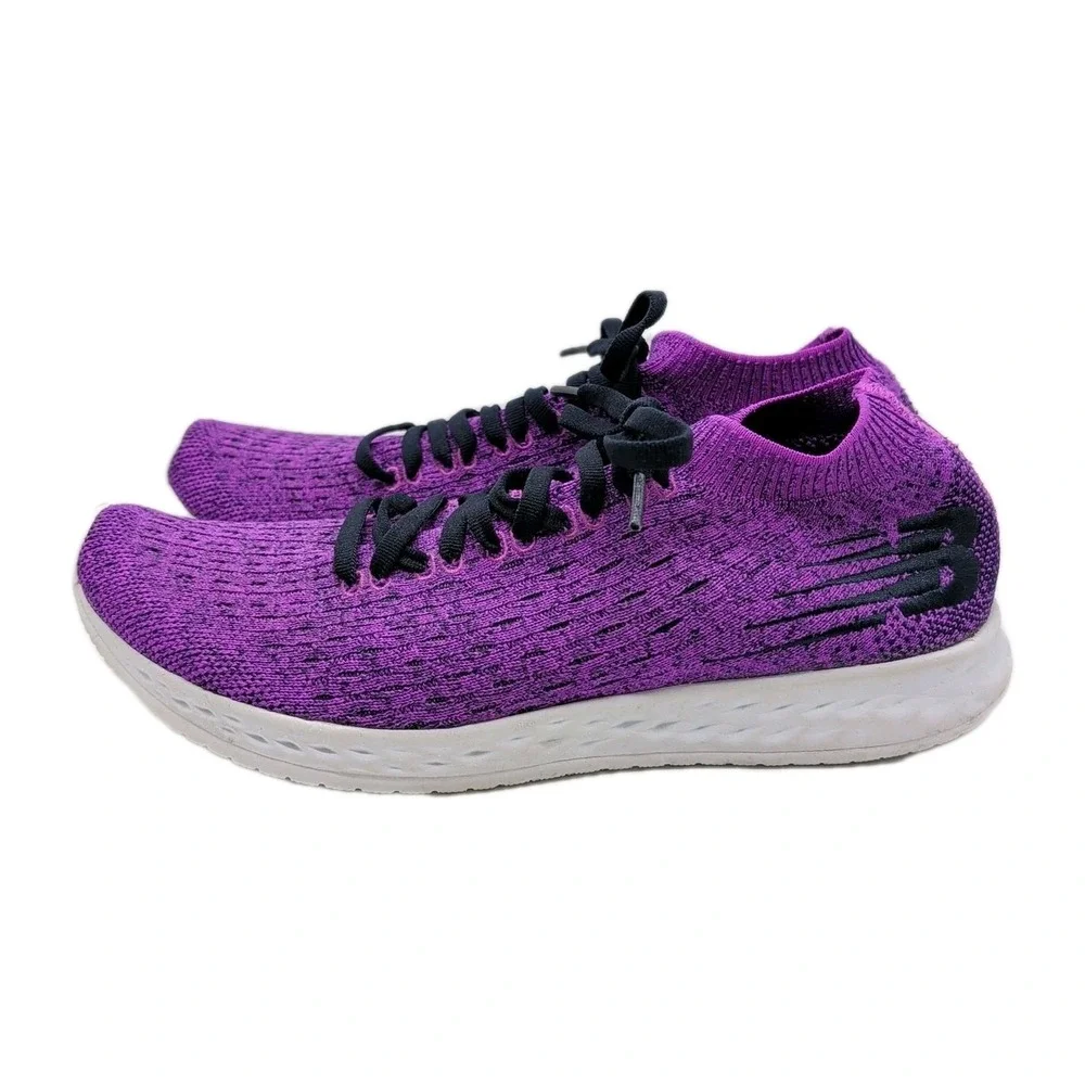 New Balance Womens 9.5 B Running Shoes Purple FreshFoam Zante Solas Sneakers EUC